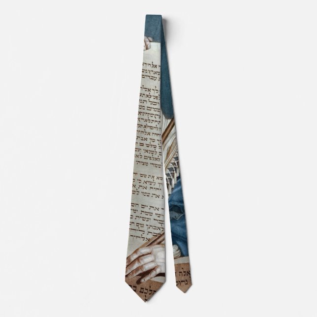 Moses and the Ten Commandments Tie (Front)