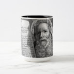 Moses and the Ten Commandments Two-Tone Coffee Mug<br><div class="desc">Moses and the Ten Commandments</div>