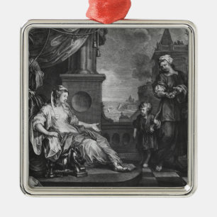 Moses brought to Pharoah's Daughter, c.1752 Metal Tree Decoration