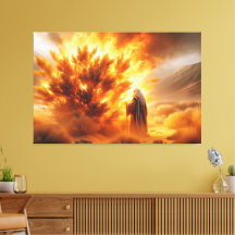 Moses Burning Bush Canvas Print Picture 5