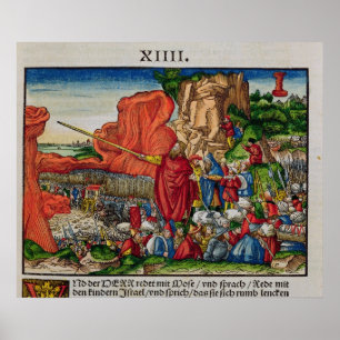Moses crossing the Red Sea Poster
