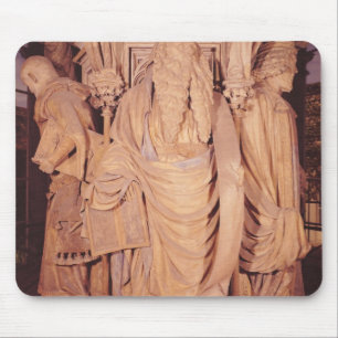 Moses, detail from the hexagonal pedestal mouse mat