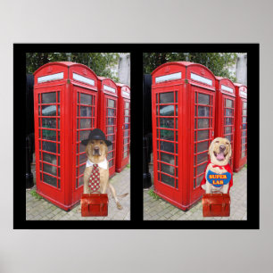 Moses Goes into a Phone Booth Poster