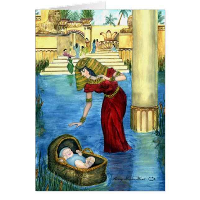 Moses in a Basket Card (Front)