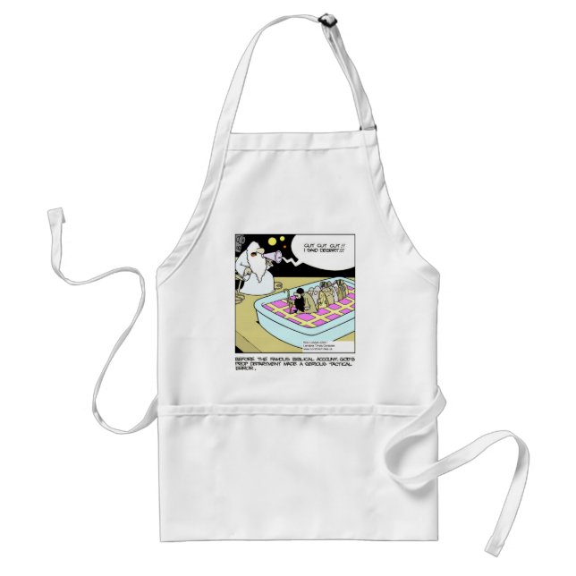 Moses In Hollywood Funny Gifts Tees Mugs Cards Etc Standard Apron (Front)