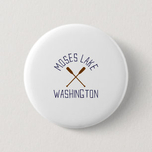 Moses Lake Washington Outdoors Vintage 2 6 Cm Round Badge