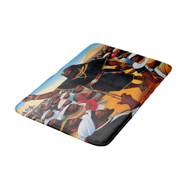 Moses Leads The People Out Of Egypt Bath Mat (Angled)