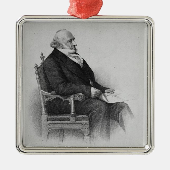 Moses Montefiore Metal Tree Decoration (Front)