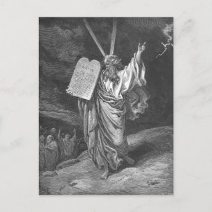 Moses on Mount Sinai Postcard