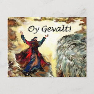 Moses Oy Gevalt! Postcard