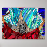 Moses Parting the Red Sea (16 x 12)