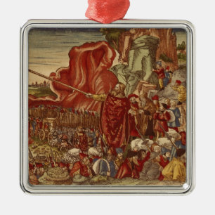 Moses parting the Red Sea Metal Tree Decoration