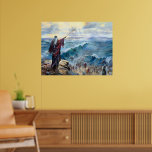 Moses Parting The Red Sea Poster<br><div class="desc">This inspiring printable wall art, featuring the awe-inspiring biblical scene of "Moses Parting the Red Sea." This art piece beautifully captures the essence of divine intervention, faith, and the miraculous crossing of the Red Sea. The miracle of the Red Sea is one of the most iconic events in the Bible,...</div>