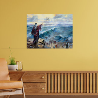 Moses Parting The Red Sea Poster
