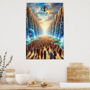 Moses Parting The Red Sea Poster