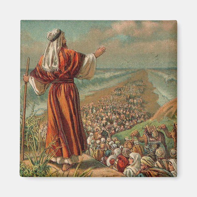 Moses Parts the Red Sea Magnet (Front)