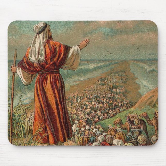 Moses Parts the Red Sea Mouse Mat (Front)