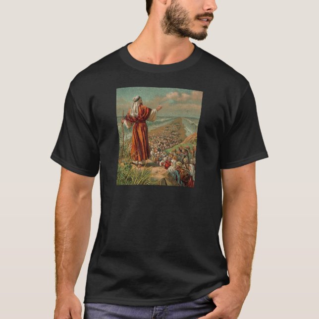 Moses Parts the Red Sea T-Shirt (Front)