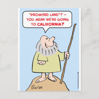 moses promised land california postcard