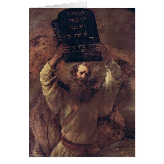 Moses Smashing the Tablets of the Law, 1659 (Front)