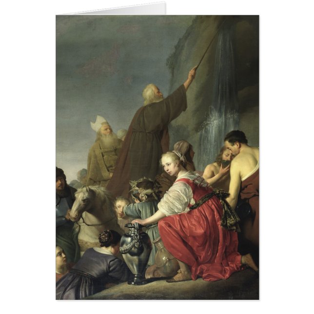 Moses Striking Water from the Rock (Front)