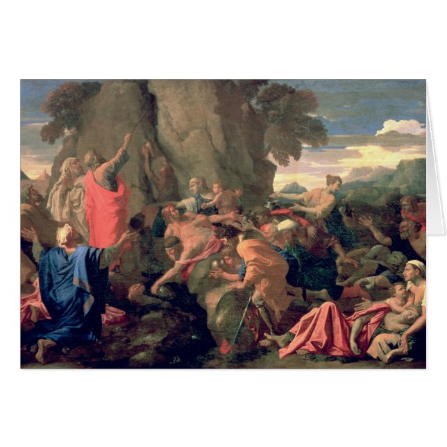 Moses Striking Water from the Rock, 1649 (Front Horizontal)