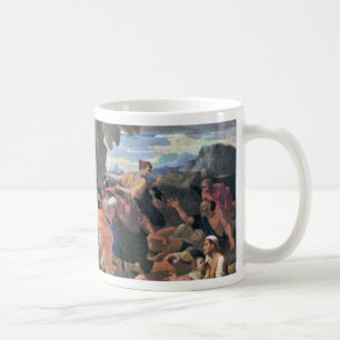 Moses Striking Water From The Rock By Poussin Coffee Mug