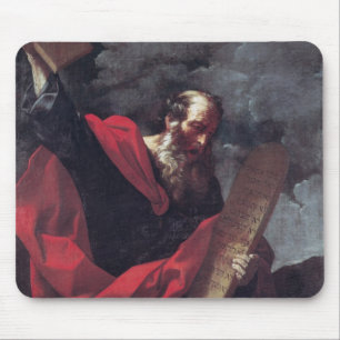 Moses with the Tablets of the Law Mouse Mat