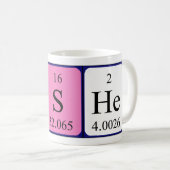 Moshe periodic table name mug (Front Right)