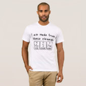 Moshe periodic table name shirt (Front Full)