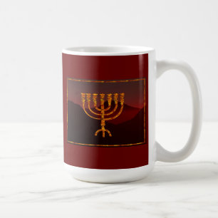 Moshe's Menorah Coffee Mug