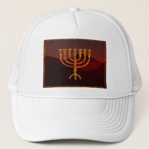 Moshe's Menorah Trucker Hat