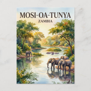 Mosi-oa-Tunya National Park Zambia Postcard