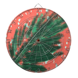 Mosiac Abstract Palm Leaves Terrazzo Pattern Dartboard