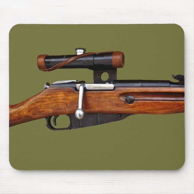 Mosin Nagant ww2 Sniper mouse pad ! (Front)