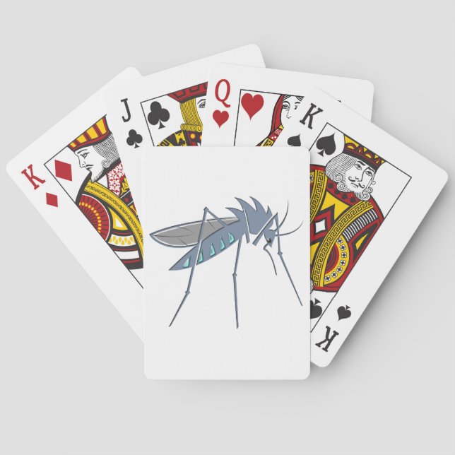 Moskito mosquito playing cards (Back)