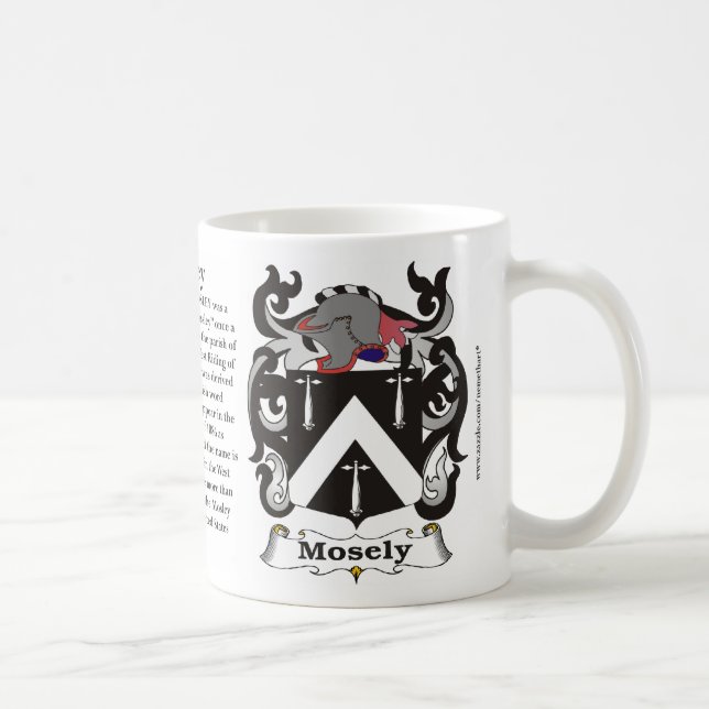 Mosley Family Coat of Arms Mug (Right)