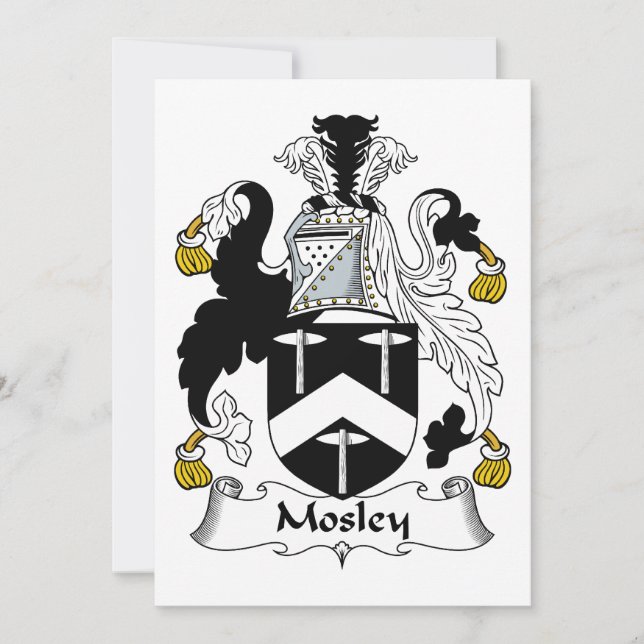 Mosley Family Crest (Front)