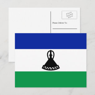 Mosotho Flag, Flag of Lesotho Postcard