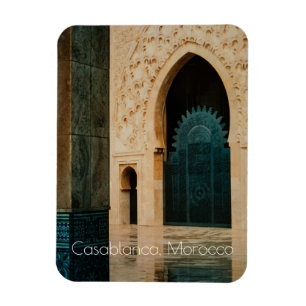 Mosque after the Rain, Casablanca, Morocco Magnet