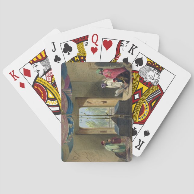 Mosque and Tomb of the Emperor Sooltaun Mahmood of Playing Cards (Back)