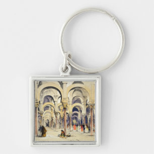 Mosque at Cordoba, from 'Sketches of Spain', engra Key Ring