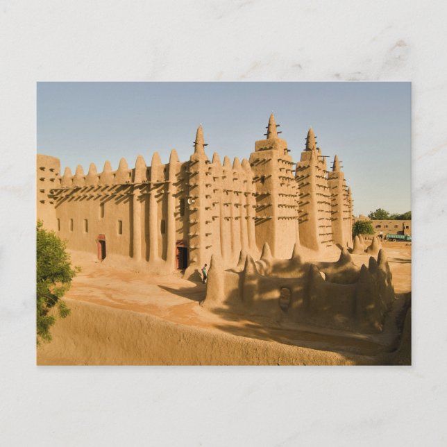 Mosque at Djenne, a classic example of Postcard (Front)