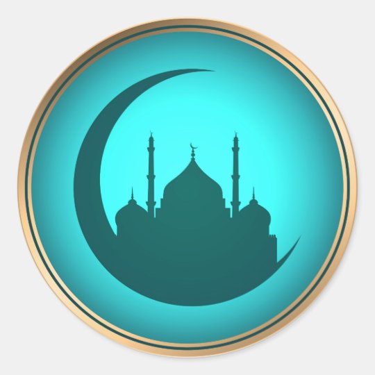 Mosque background sticker