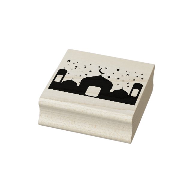 mosque buildings art stamp (Stamp)