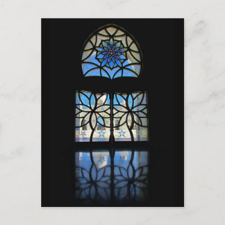Mosque Foyer Window 2 Postcard