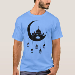 Mosque in Crescent Moon Fanous Ramadan T-Shirt