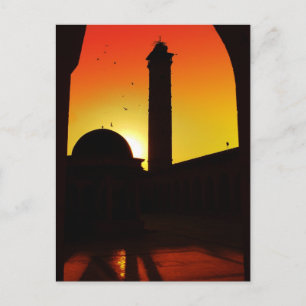 Mosque in Sunset, Damascus, Syria Postcard