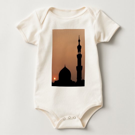 Mosque in the City of Cairo Baby Bodysuit