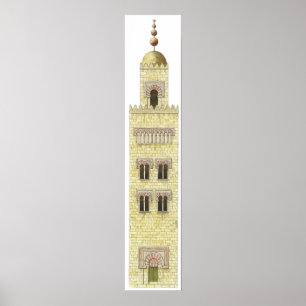 Mosque of Cordoba Spain. 10th century minaret. Poster